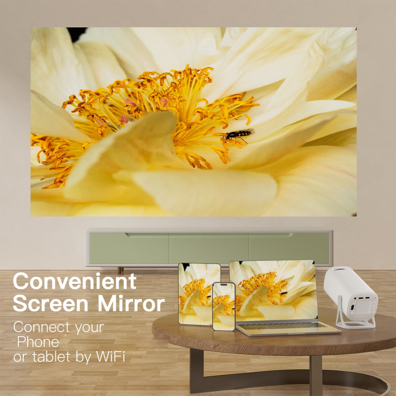 S40 Max Smart 4K Supported Android Projector With 2 Wireless Gaming Console with Built-in 3000 Games and Free Memory Card