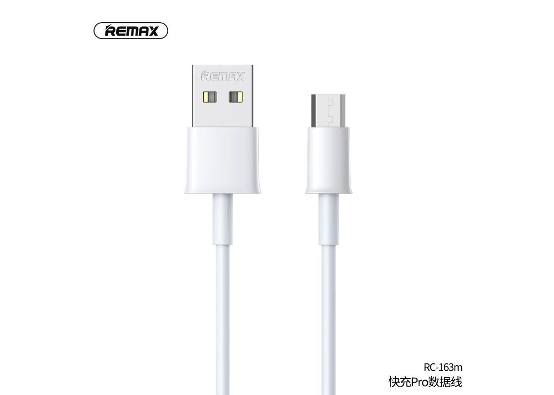 Remax RC-163m 2.1A MicroUSB Fast Charging Pro Data Cable