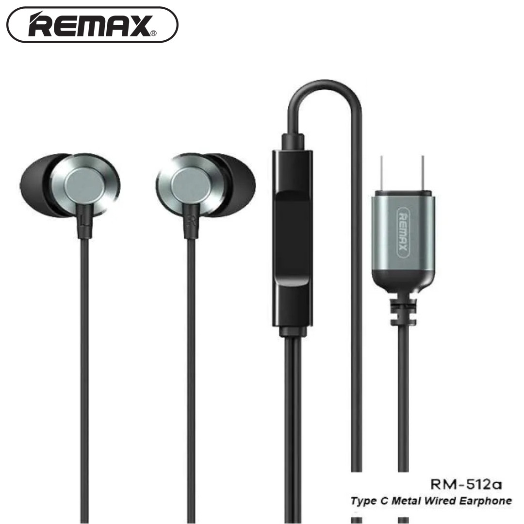 Remax RM-512a Type-C Earphone For Music & Call