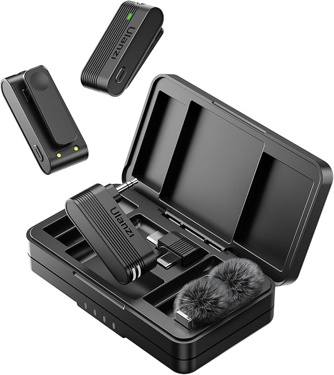 Ulanzi A100 Dual Wireless Lavalier Microphone