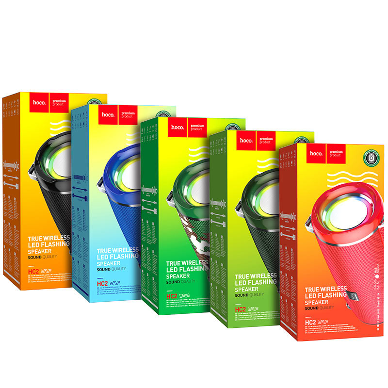 Hoco HC2 True Wireless LED Flashing Waterproof Bluetooth Speaker