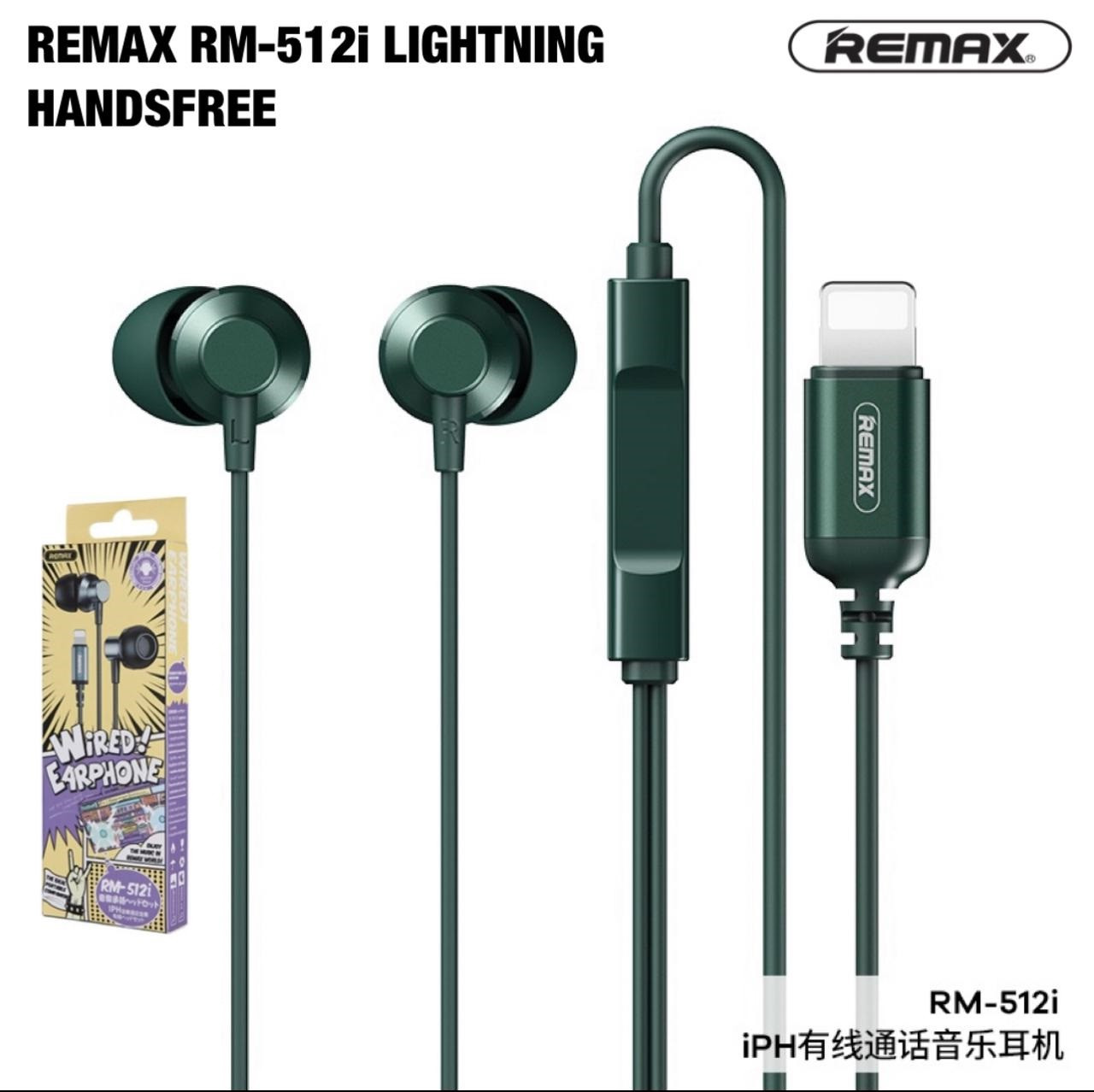 Remax RM-512i iPhone Earphone