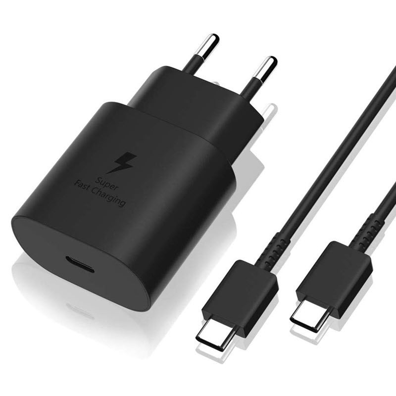 Samsung 25W Original USB-C Super Fast Charging Adapter with Cable